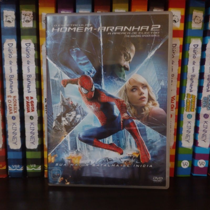 O Espetacular Homem‐Aranha 2: A Ameaça de Electro (2014) DVD ORIGINAL THE AMAZING SPIDER-MAN 2