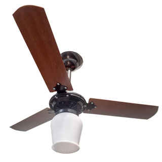 Ventilador de teto Eficivent economico 127v ou 220v Eco com 3 Pás globo aberto em Oferta na Shopee