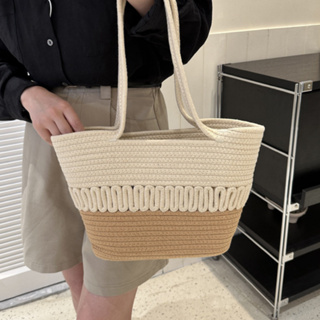 Bolsa de Praia Verão Piscina Sacola Grande Palha Resistente Premium em Oferta na Shopee