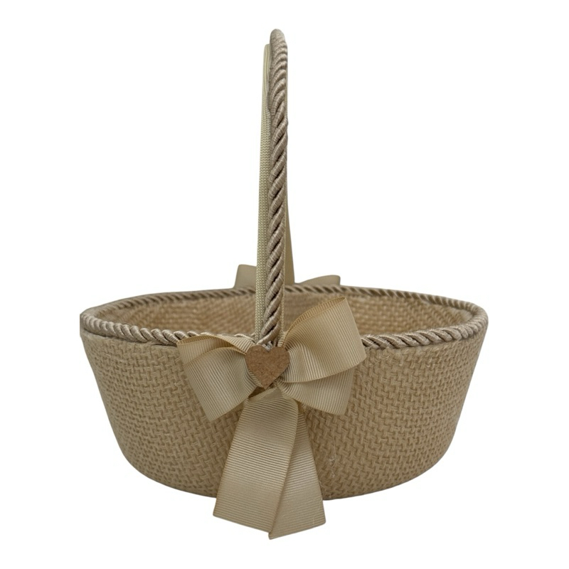 Cesta Florista Rustica Daminha em Oferta na Shopee