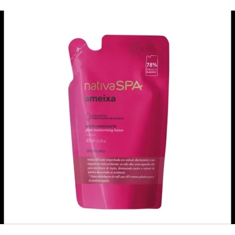 Refil hidratante Ameixa 400ml O Boticário