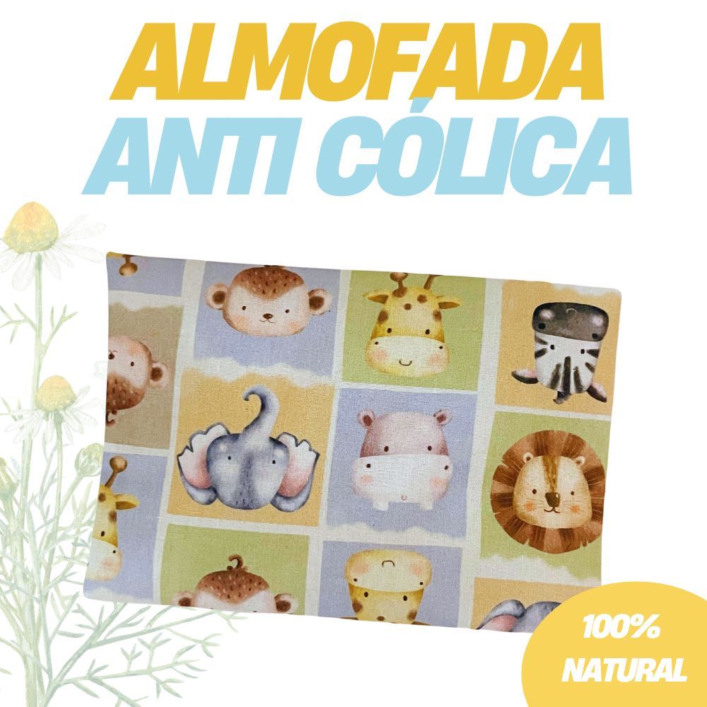 BOLSA ANTICÓLICA - Almofada Térmica de Ervas Sementes para bebê - Antialérgico - Reutilizável em Oferta na Shopee