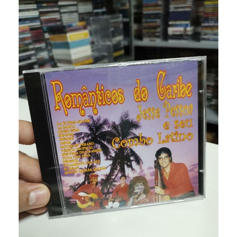 CD - ROMÂNTICOS DO CARIBE - ( JESSE PESSOA E SEU COMBO LATINO )