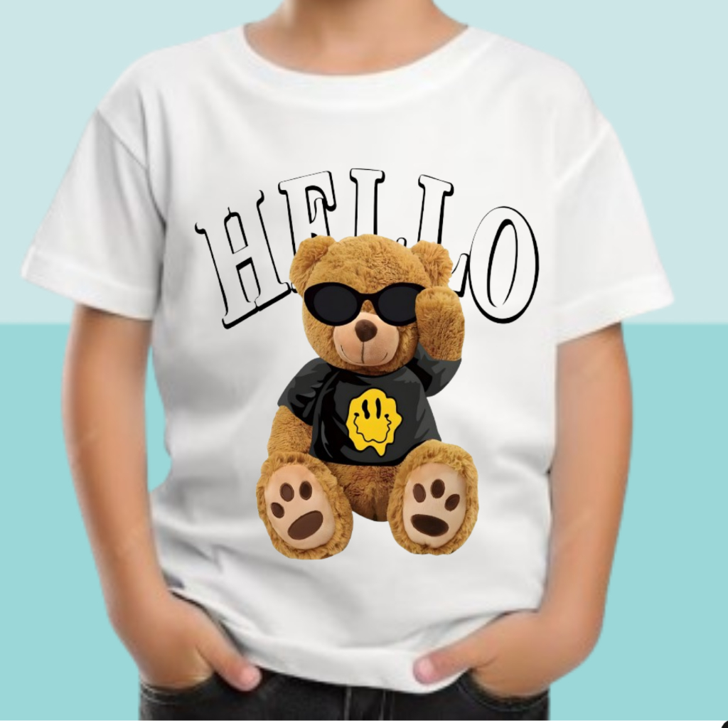 Camiseta Infantil estampa Urso em Oferta na Shopee