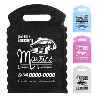 Sacolinhas Lixo Car Personalizadas Lava Rápido, Lava Jato Ou Estética Automotiva + Arte Grátis em Oferta na Shopee