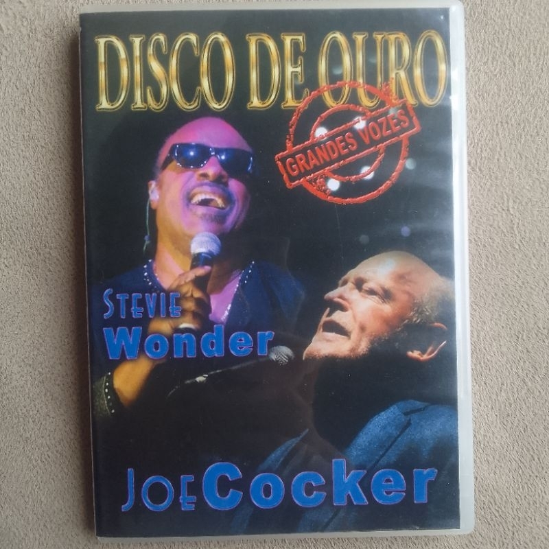 Dvd Stevie Wonder & Joe Cocker Grandes Vozes