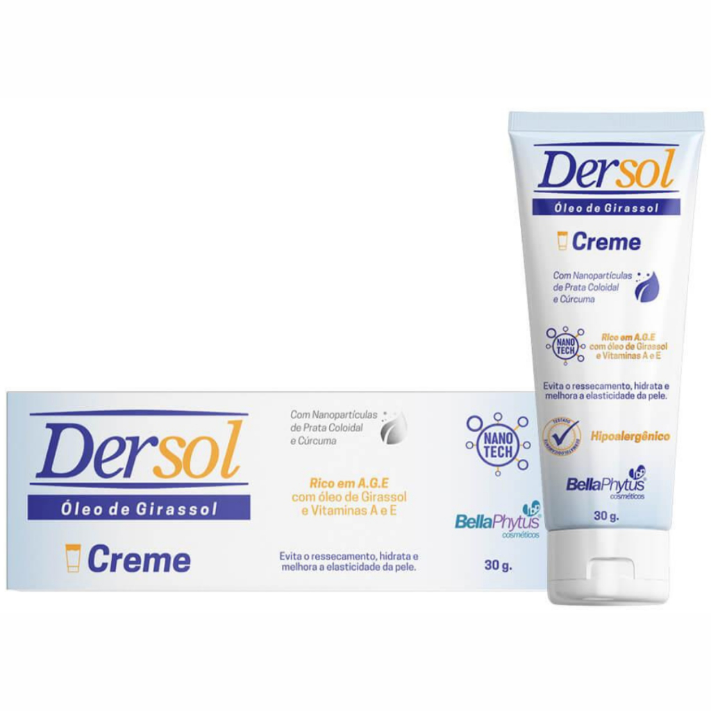 DERSOL CREME 30G - ÓLEO DE GIRASSOL