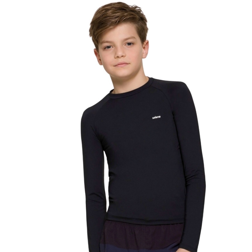 Camiseta Proteção Solar Uv50+ Infantil Manga Longa Selene em Oferta na Shopee