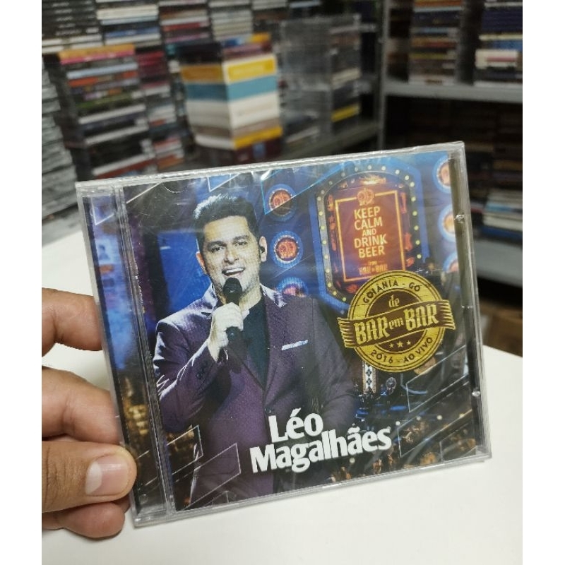 CD - LÉO MAGALHÃES - ( DE BAR EM BAR ) - AO VIVO EM GOIÂNIA