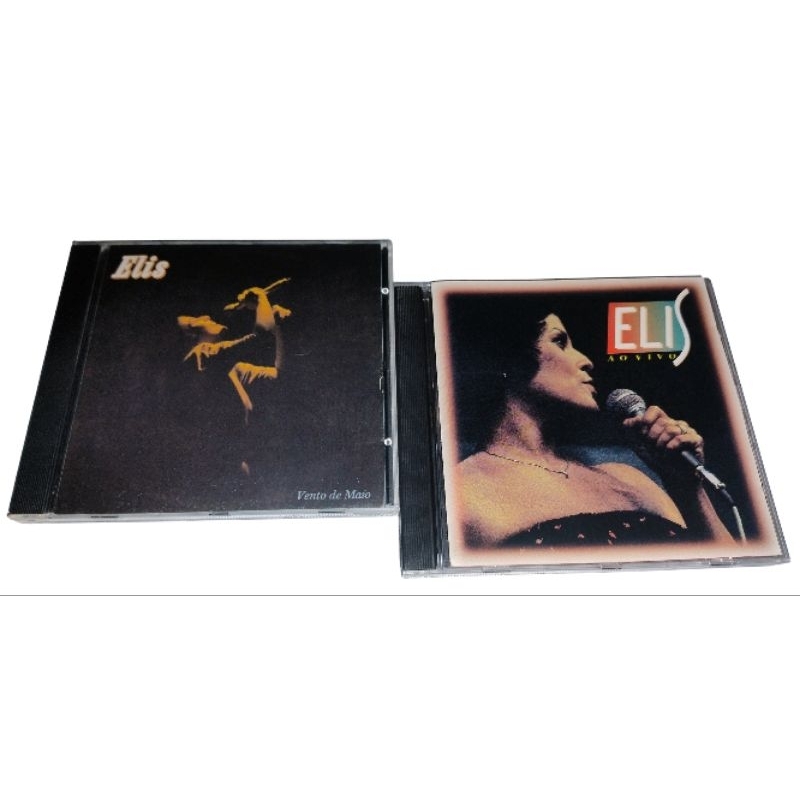2 CDs Elis Regina: Vento de Maio + Elis ao Vivo