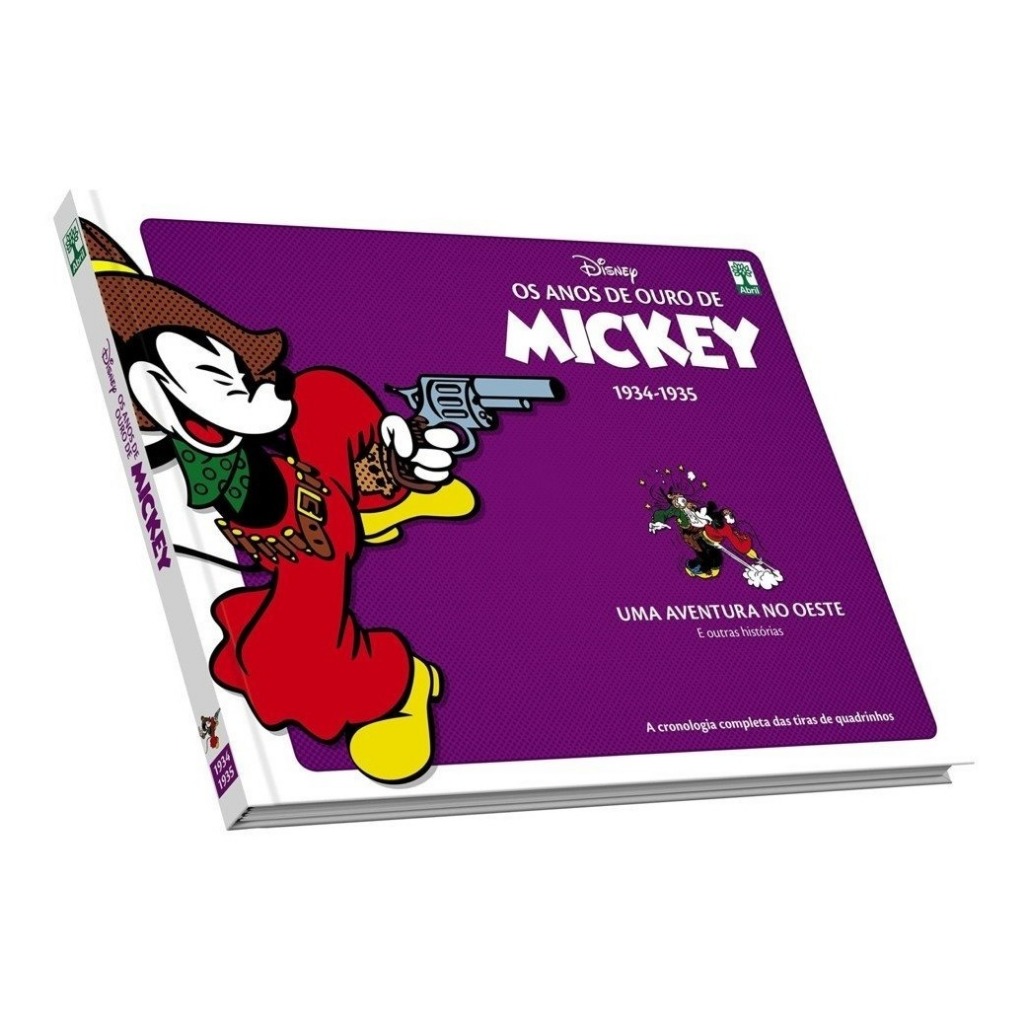 HQ: Anos de Ouro de Mickey: Uma Aventura no Oeste Walt Disney Edição de Colecionador Capa Dura