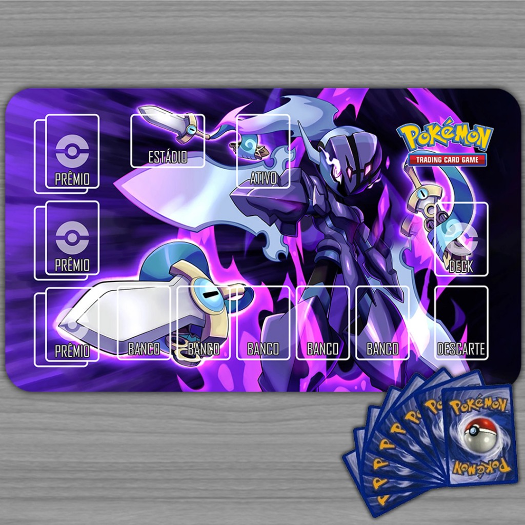 PLAYMAT POKÉMON TCG - CERULEDGE PURPLE em Oferta na Shopee
