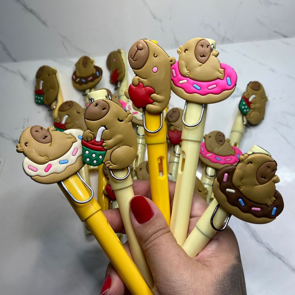 KIT Lapis Infinito Capivara Nova tecnologi ilimitada escrita na cor GRAFITE novidade Labubu Stitch angel unicornio sonic em Oferta na Shopee