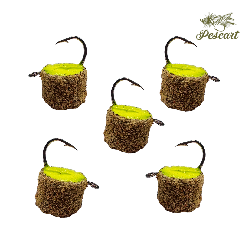Isca Artificial Para Pesca De Tilápia Ração Empanada Scorpion Para Pesca Em Pesqueiro Pacote Com 5 Unidades
