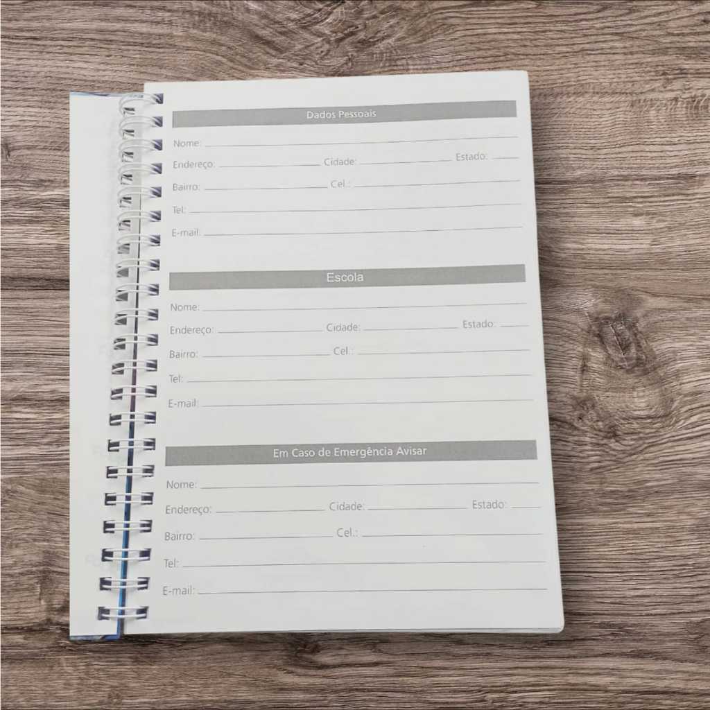 Caderno Homem Aranha com adesivos Capa dura 20x27,5cm 96 folhas envio rápido. COD.16