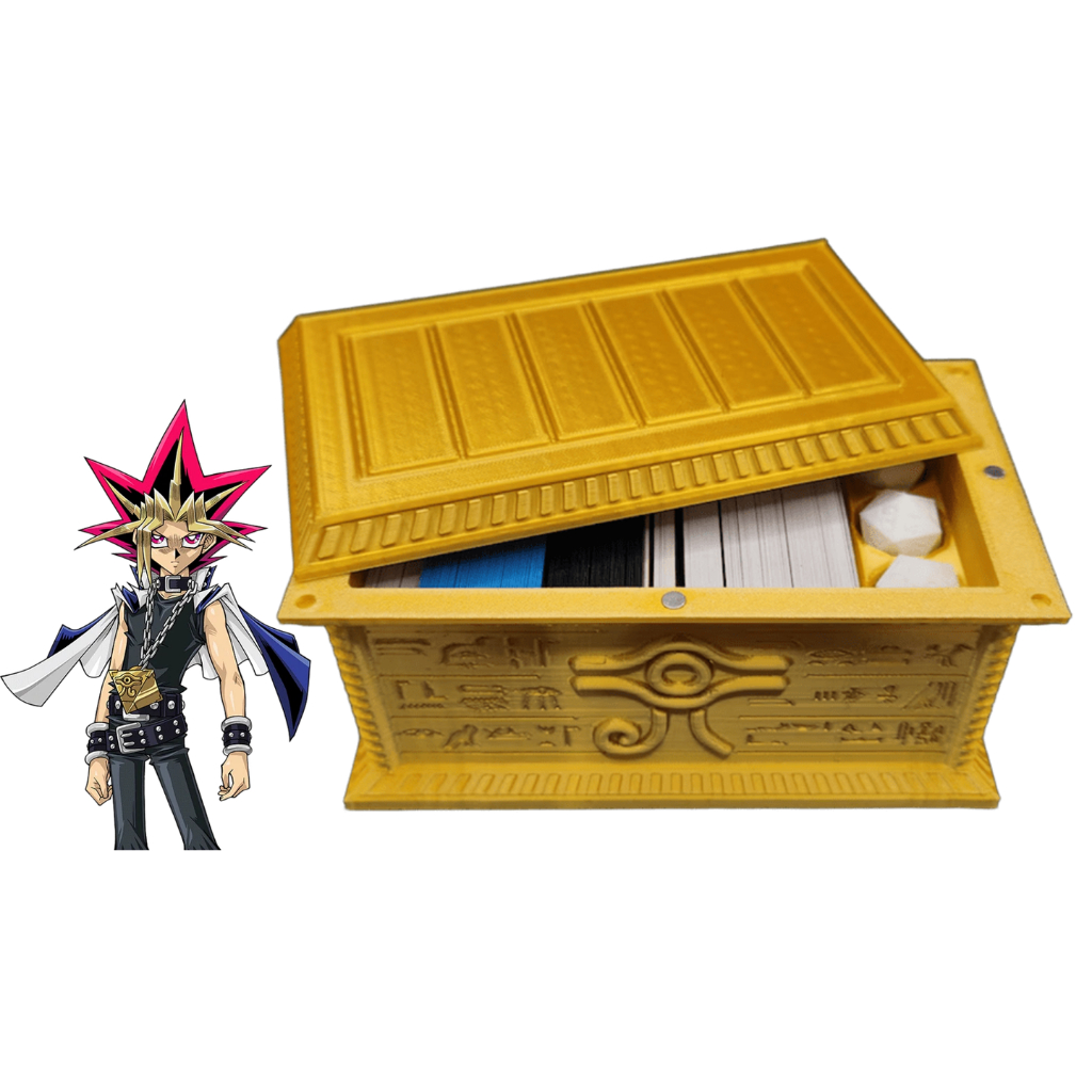 Caixa Para Cartas Yu Gi Oh, Modelo De Luxo, Tcg Deck Box