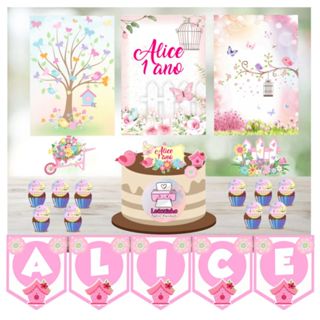 Kit Festa Jardim Encantado em Oferta na Shopee