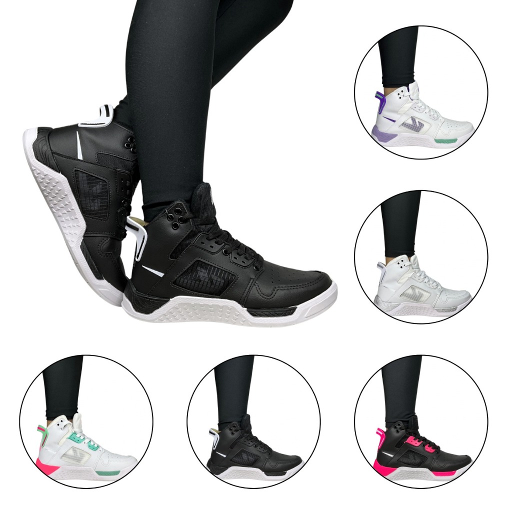 Tênis Botinha Feminino 34 A 44 Academia Crossfit Treino Konnex Cano Alto