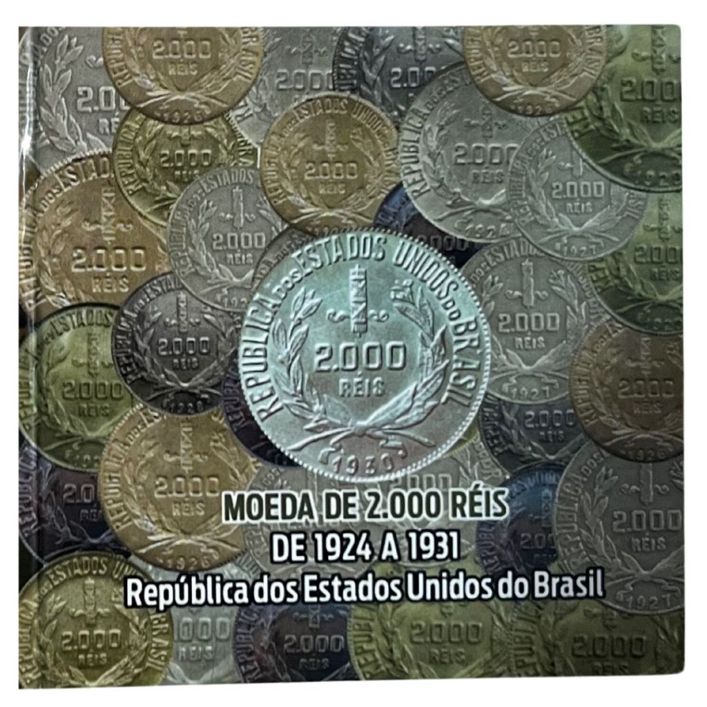 Blister C/ Moeda - 2000 réis  1924 - PRATA