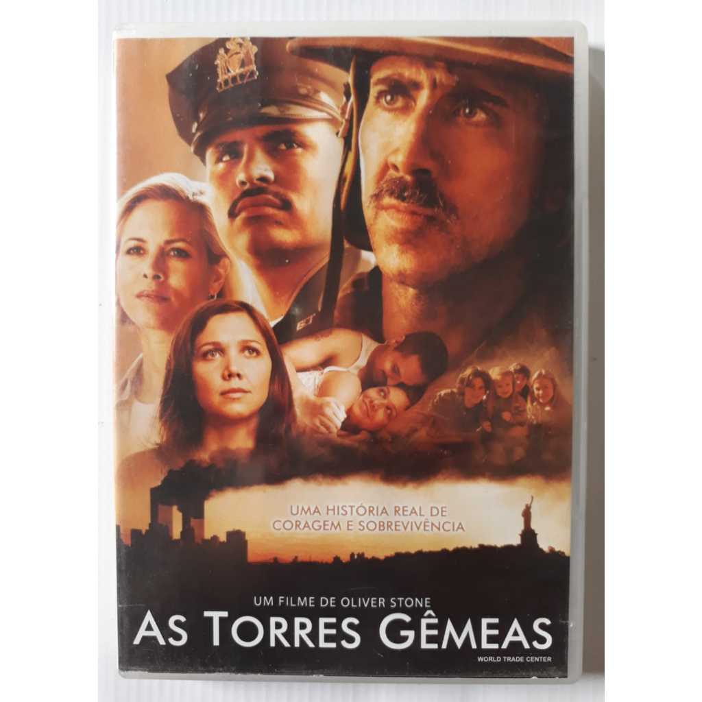Dvd As Torres Gêmeas - Nicolas Cage - Original Usado