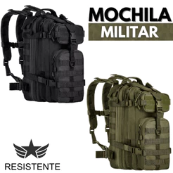 Mochila Militar Tática 30 Litros Impermeável Reforçada Trilha Masculina Feminina Camping