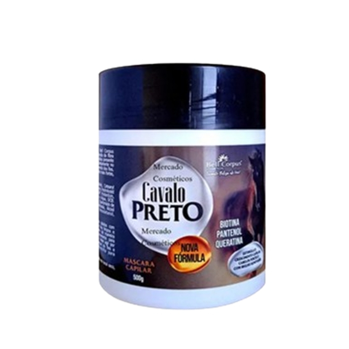 Máscara Hidratação e tratamento Capilar Cavalo Preto 500G Bell Corpus