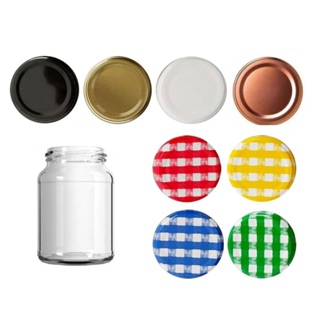 2 Pote de 600ml de vidro com tampa metálica de 74mm. Ideal para conservas e armazenamentos. em Oferta na Shopee