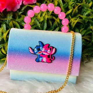 Bolsa stitch infantil menina /bolsinha blogueira infantil lilo stitch moda 2024 em Oferta na Shopee