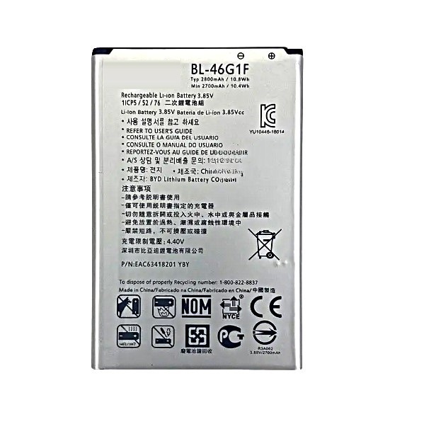 BAT Compatível para  K10 2017 M250Ds Bl-46G1F