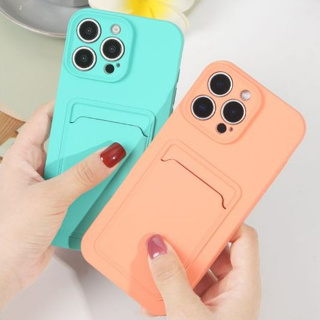 Capa Capinha de Celular Porta Cartão Para Iphone 7,8,7/8PLUS,X,XS,XR,11,12,PRO,PROMAX em Oferta na Shopee