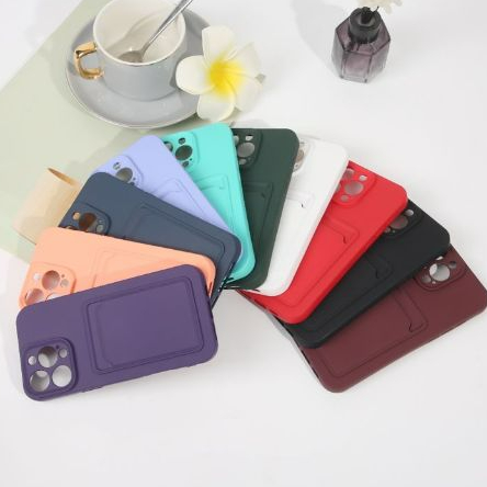 Capa Capinha de Celular Porta Cartão Para Iphone 7 8 7/8PLUS X XS XR 11 11PROMAX 12 12PROMAX