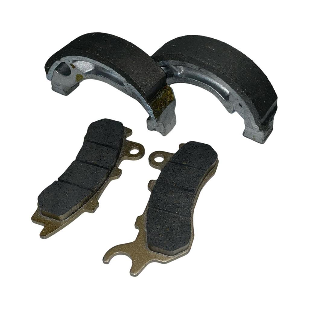 Pastilha Freio + Lona Freio Bros 160 2018 a 2024/Biz 125 2018 a 2024 cbs em Oferta na Shopee