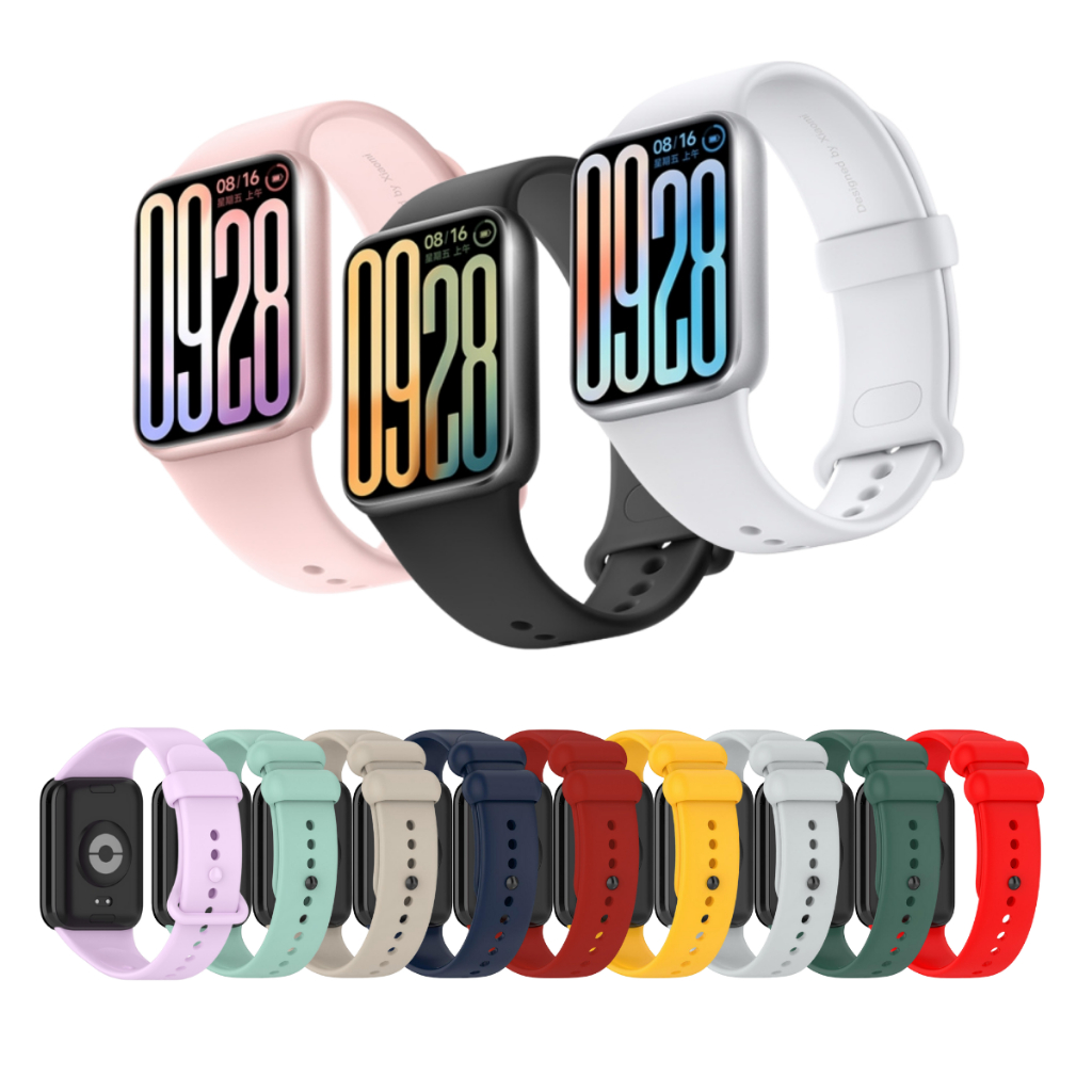 Pulseira Silicone Sport Para Xiaomi Smart Band 9 Pro / Xiaomi Smart Band 8 Pro / Redmi Watch 4