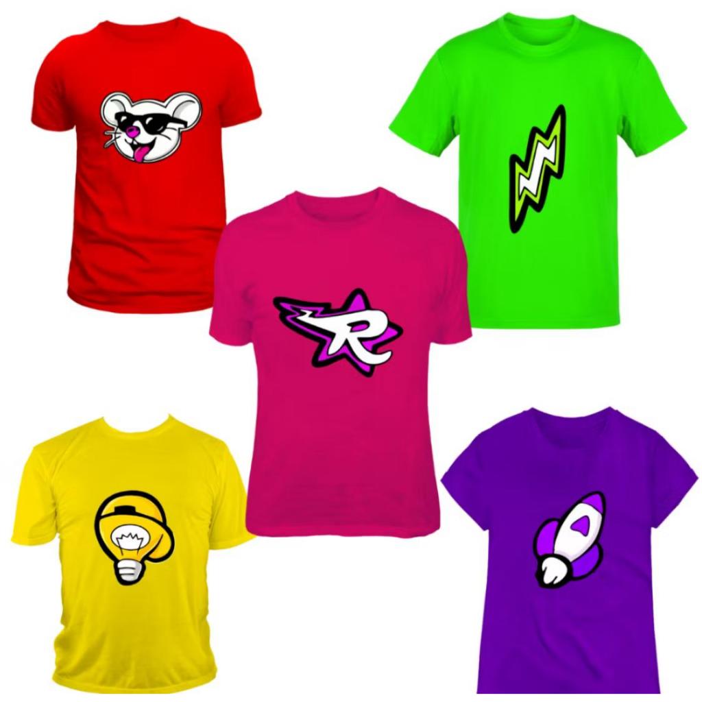 Camiseta Novos Elementos Dos Rosa Emilly ,Vick Leozin, Ketlen Foguete Void Raio Robson Rato 100% Algodão  atenção