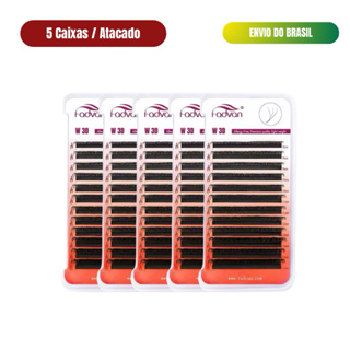 Kit 5 Cílios 3D Fadvan Atacado Volume Egipcio Extensão Cílios Eyelash em Oferta na Shopee