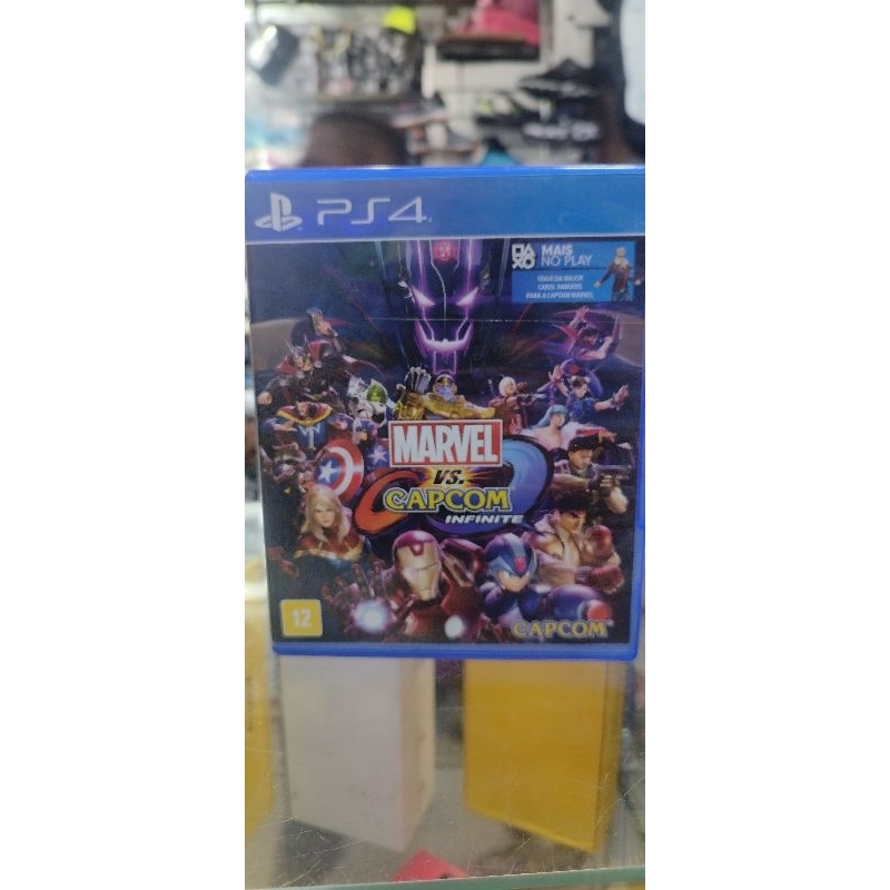 Jogo para PS4/PS5 Midia Fisica Usado Marvel Vs Capcom Infinite