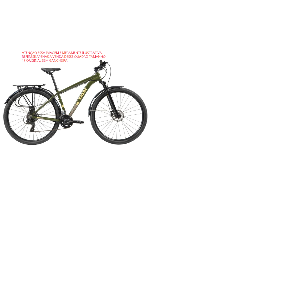 quadro bike caloi aro 29 explorer verde 15P aluminio original zero km imagens meramente ilustrativa