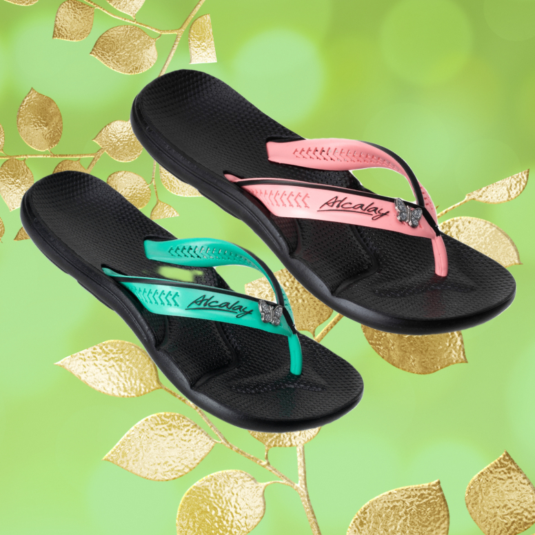 Kit 2 pares de chinela chinbelo de dedo confortavel anatomico antiderrapante macio verão blogueira alcalay