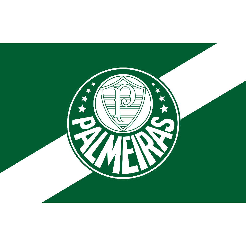 Bandeira Do Palmeiras FC 1,50m x 1,00m Em Tecido Oxford