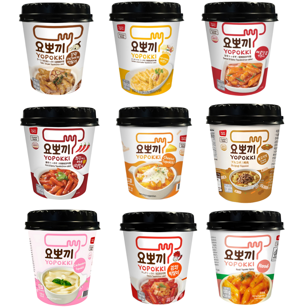 Topokki Yopokki Coreano Escolha Seus Sabores Favoritos Comida Coreana em Oferta na Shopee