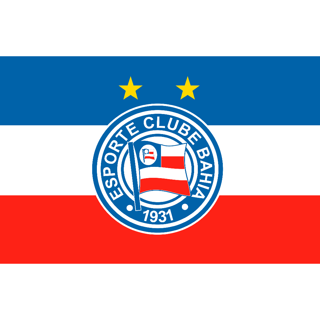 Bandeira Do Bahia 1,50m x 1,00m Em Tecido Oxford