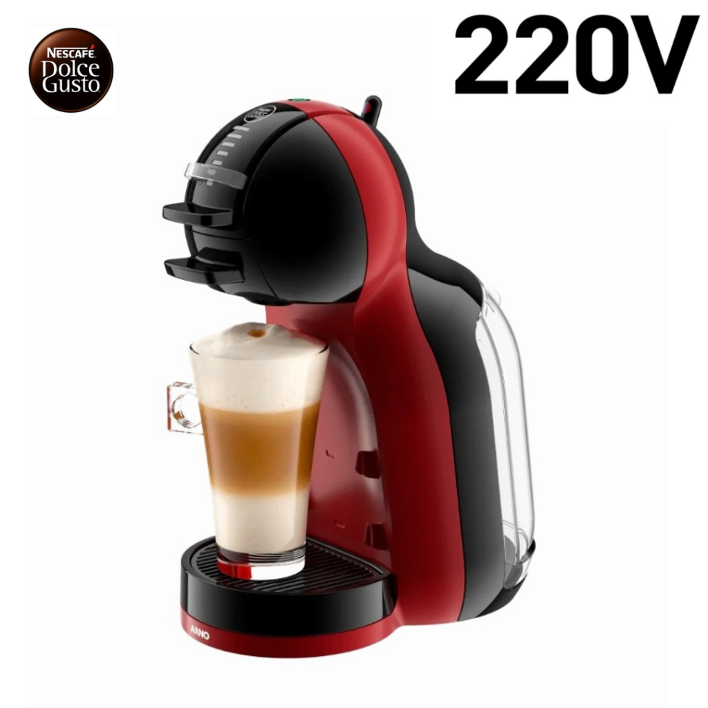 Cafeteira DOLCE GUSTO MINI ME AUTOMÁTICA NESCAFÉ Máquina de Café Vermelha Preta (220V)