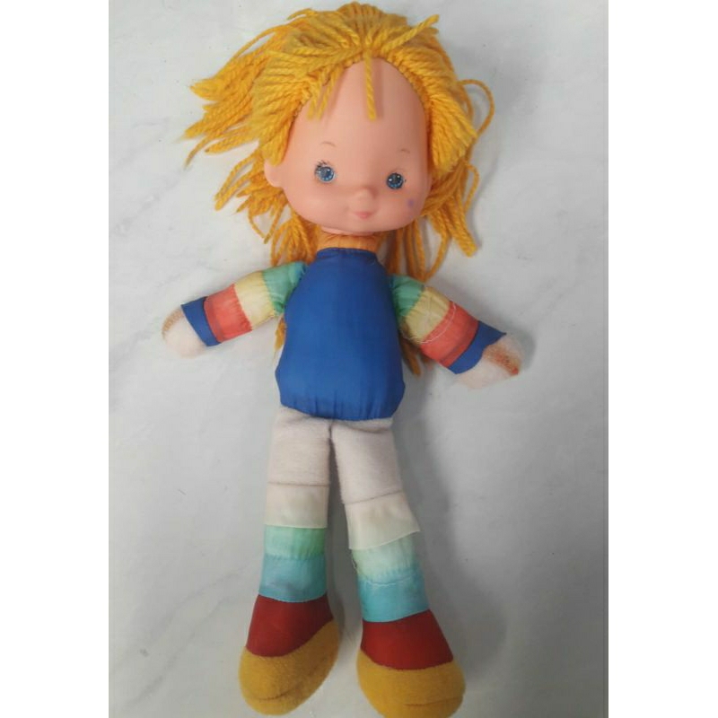 Boneca antiga vintage Estrela Raibow Brite 1983 usada