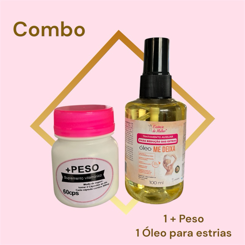 Combo Óleo para estrias + peso