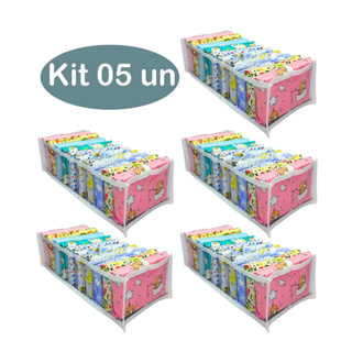 Kit 5 Colmeias Organizadoras de Gavetas com 10 Divisórias para Meias, Roupas Íntimas e Fraldas em Oferta na Shopee