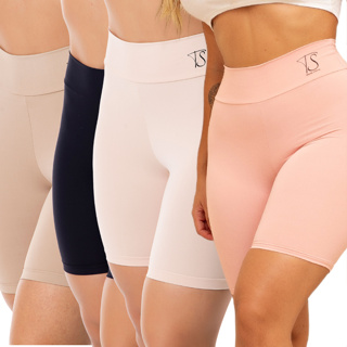 KIT 2 Short Segunda Pele Cos Alto Duplo Bermuda Anagua Modelador Lingerie em Oferta na Shopee