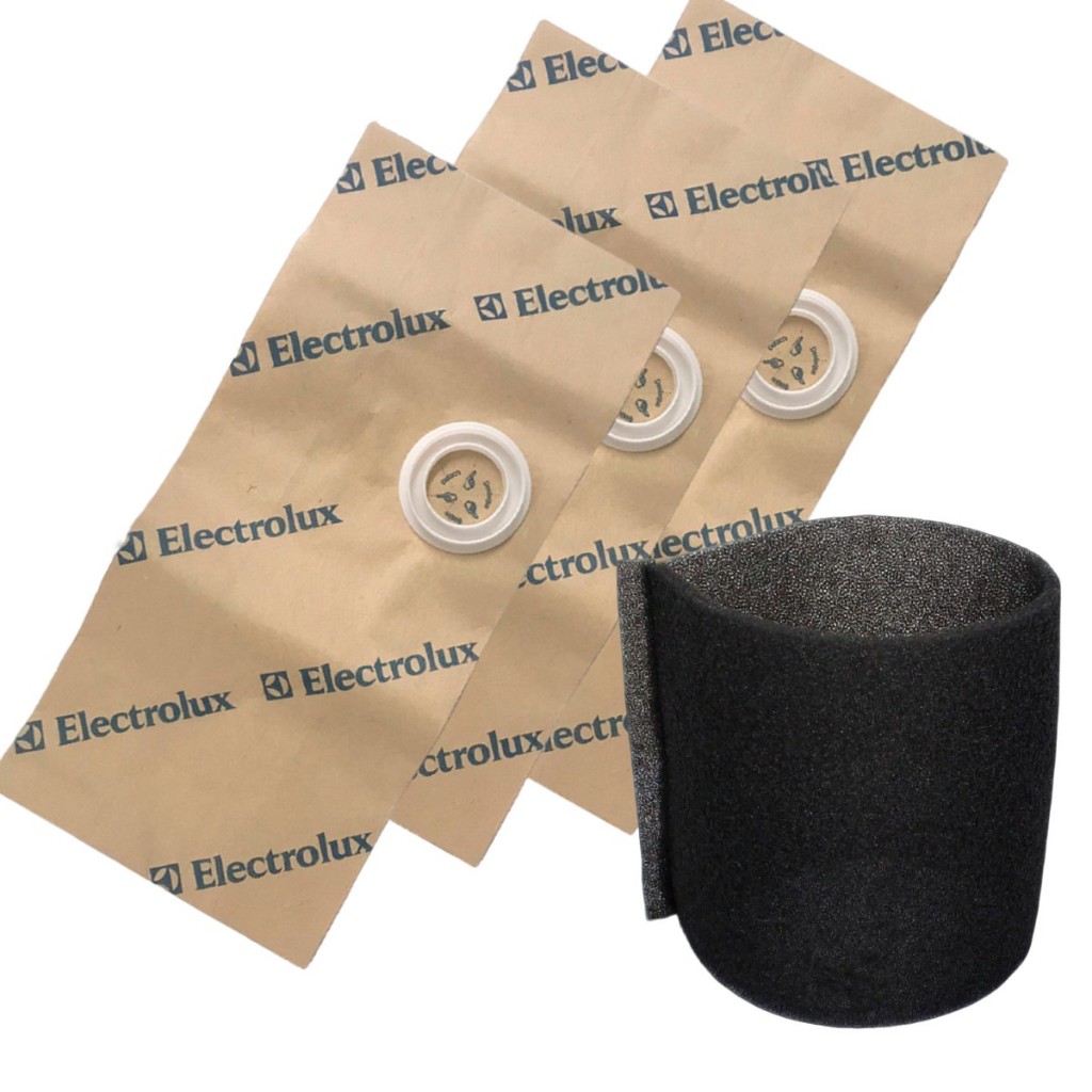 Filtro Espuma Electrolux A10N Aqp Awd + Sacos Descartáveis