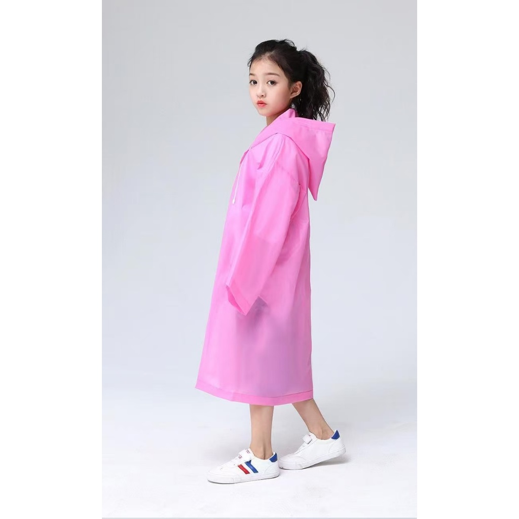 Capa Chuva Juvenil Adolescente Impermeável Unissex Capuz Confortável Protetora em Oferta na Shopee