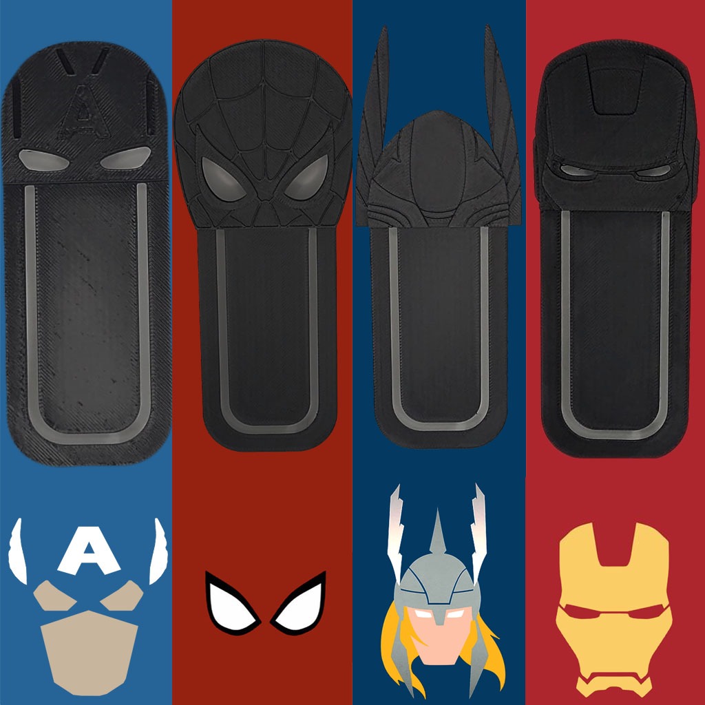 Coleção - Marcadores de página - Heróis - BM-MC