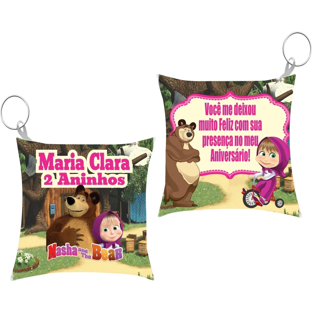 50 Almochaveiros Lembrancinha Aniversário Masha E O Urso